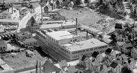 Bildet ble tatt 1. september 1950. Foto: Widerøes flyfotosamling.