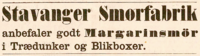 Annonse i Stavanger Amtstidende og Adresseavis 7. april 1887.