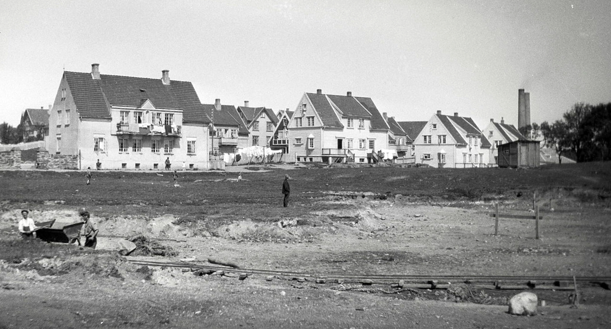 Bildet ble tatt i 1932. Foto: Stavanger brannvesen.