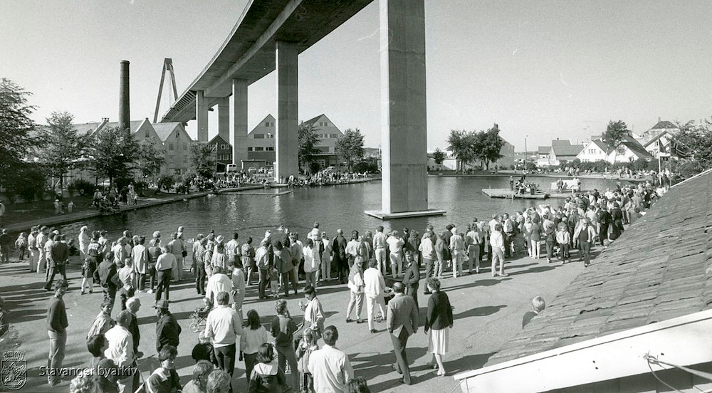 Bildet ble tatt 4. jui 1984. Foto: Hans P. Jacobsen/Stavanger byarkiv.