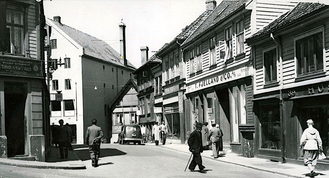 Østervåg i 1953. Foto: Waldemar Eide/Stavanger byarkiv.
