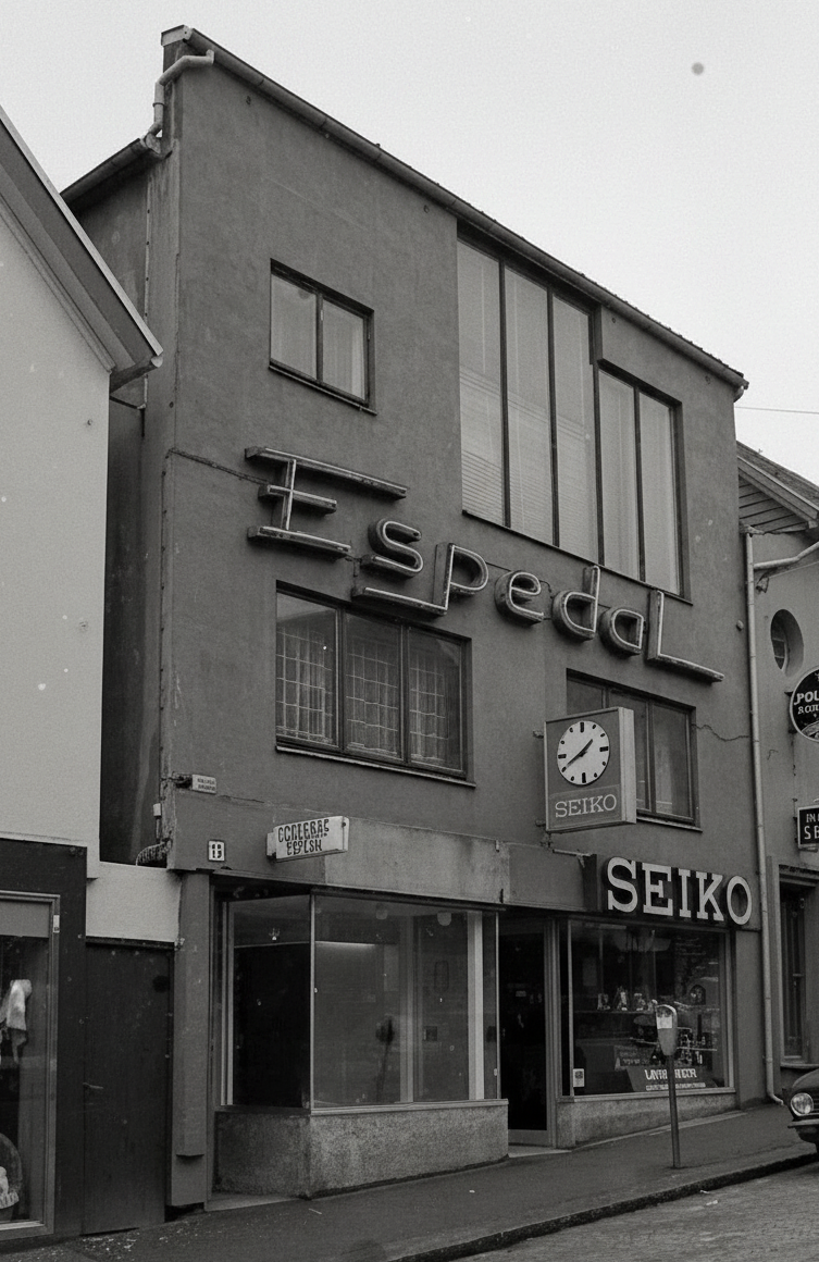 Huset i 1981. Foto: Stavanger byarkiv.