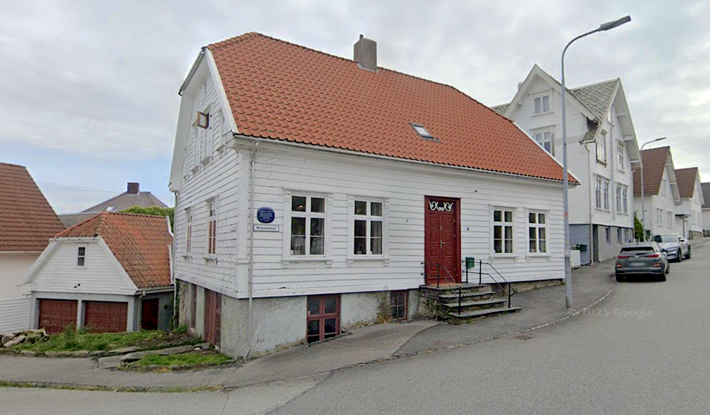 Nymansveien 44 i 2025. Foto: Google Maps.