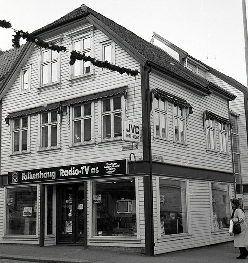 Huset i 1985. Foto: Stavanger byarkiv.
