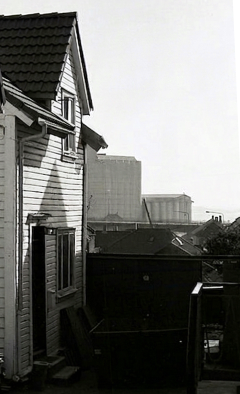 Huset i 1985. Foto: Stavanger byarkiv.