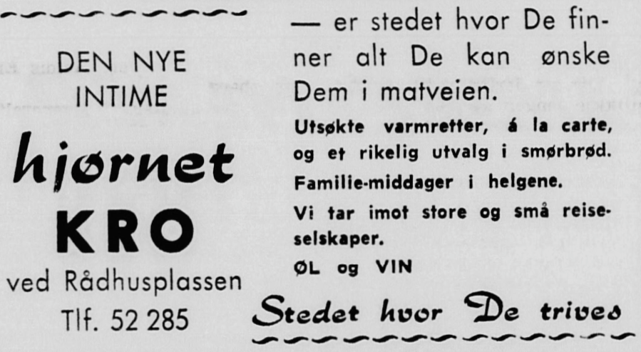 Annonse fra 1968